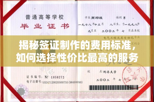 南昌揭秘签证制作的费用标准，如何选择性价比最高的服务？