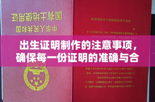 南昌出生证明制作的注意事项，确保每一份证明的准确与合法