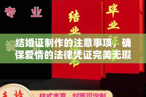 南昌结婚证制作的注意事项，确保爱情的法律凭证完美无瑕