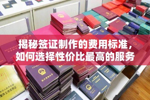 南昌揭秘签证制作的费用标准，如何选择性价比最高的服务？