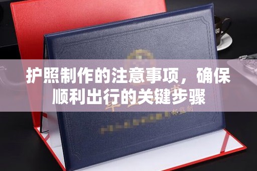 南昌护照制作的注意事项，确保顺利出行的关键步骤