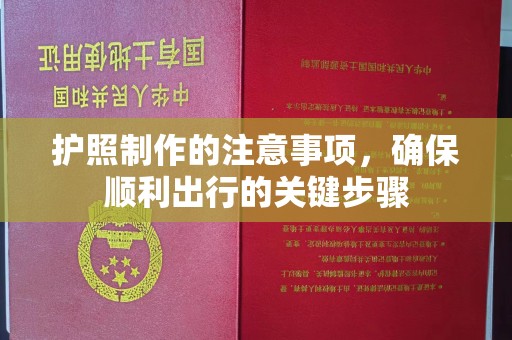 南昌护照制作的注意事项，确保顺利出行的关键步骤